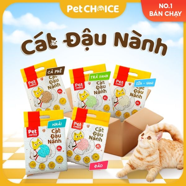 Cát vệ sinh đậu nành PetChoice cho mèo