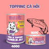 Pate cho mèo, thức ăn cho mèo mọi lứa tuổi trong thạch Hello Cat Tuna 400g dinh dưỡng
