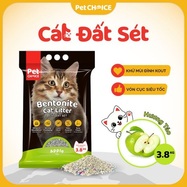 Cát vệ sinh đất sét bentonite cho mèo