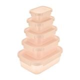  Bộ 5 hộp thực phẩm nắp gài Hokkaido 