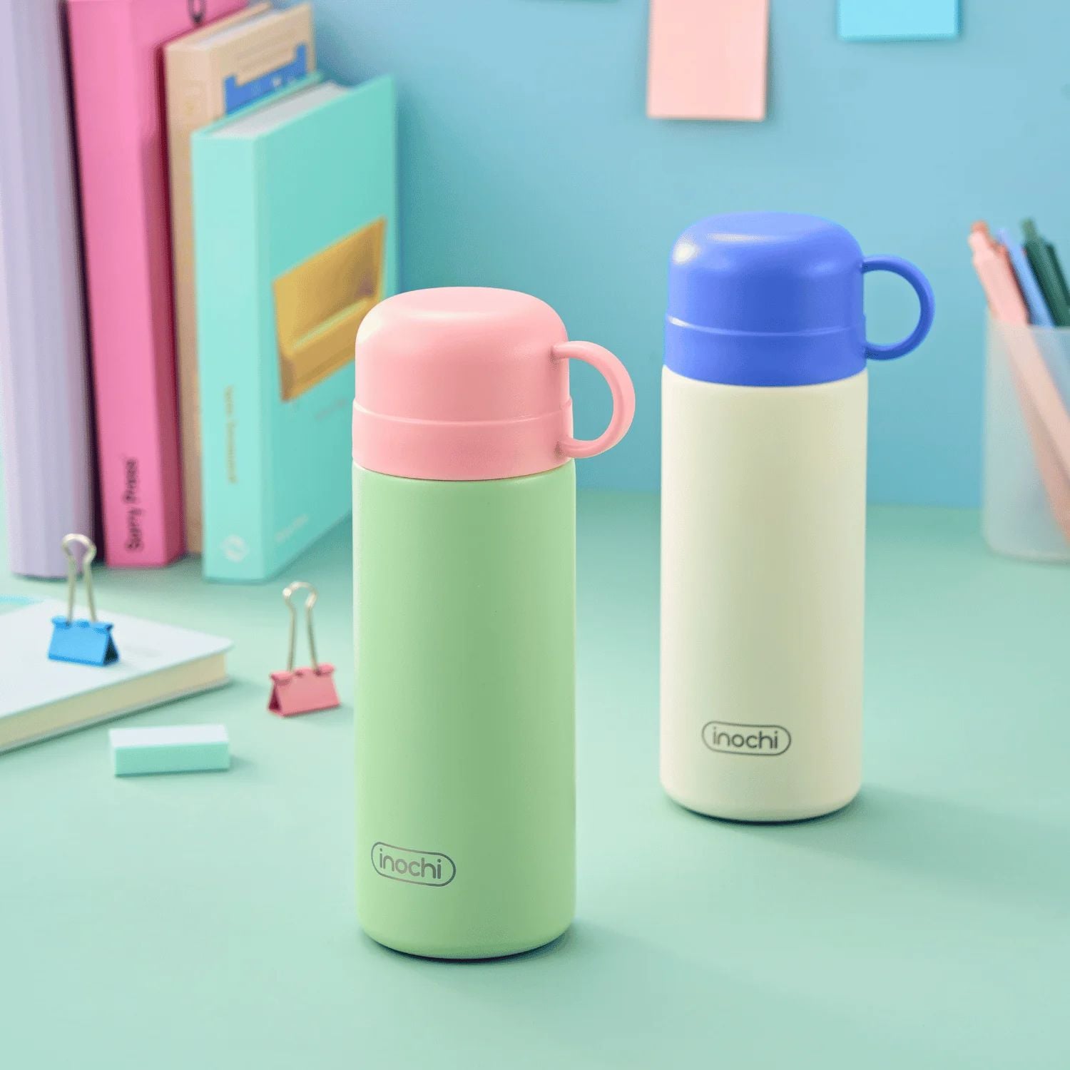 Combo Mang Cơm Đi Làm: Bộ hộp thuỷ tinh Nikko kèm túi giữ nhiệt Yoshino và Bình giữ nhiệt Fuji Jolly 450ml - 7