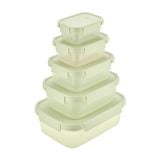  Bộ 5 hộp thực phẩm nắp gài Hokkaido 