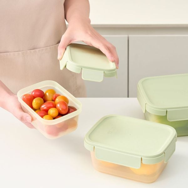  Hokkaido snap-lock food storage container set (4 pieces) 
