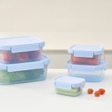  Bộ 3 hộp thực phẩm nắp gài Hokkaido 