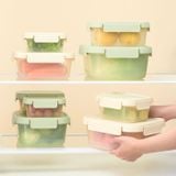  Bộ 4 hộp thực phẩm nắp gài Hokkaido 