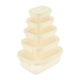  Bộ 5 hộp thực phẩm nắp gài Hokkaido 