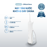 Combo Chăm Răng Sáng Khỏe: Máy tăm nước không dây Okina và Bàn chải điện Okina Lite Xanh - 2