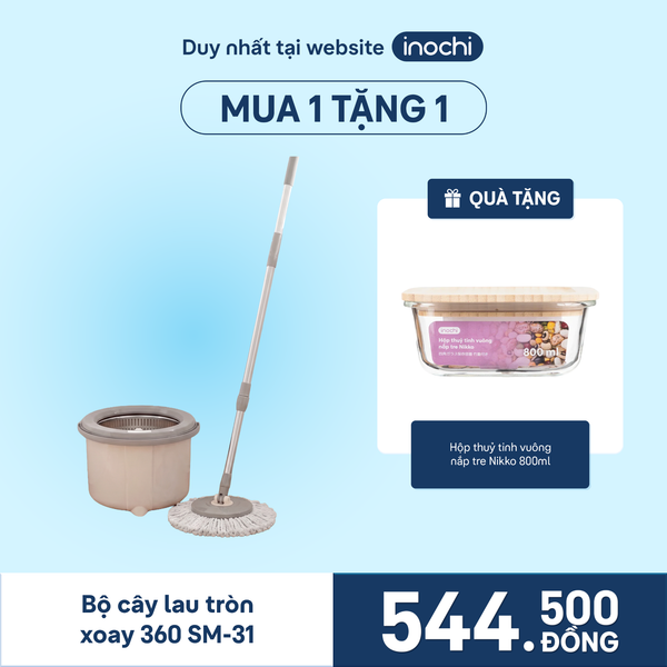  Bộ cây lau nhà tròn xoay 360 SM-31 