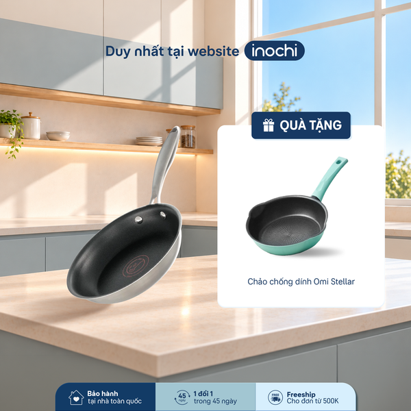  Chảo Inox chống dính nguyên khối Omi Essential 