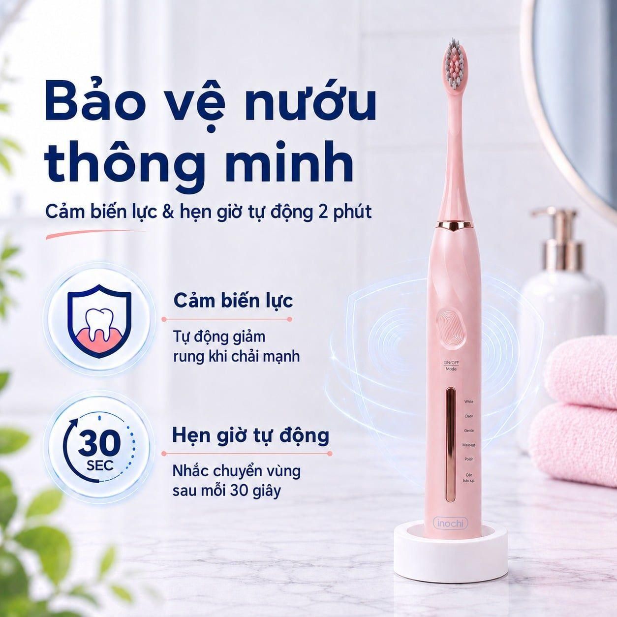Combo Du Lịch 3: Bàn chải điện Okina Chic và Bình giữ nhiệt Fuji Cylin - 7