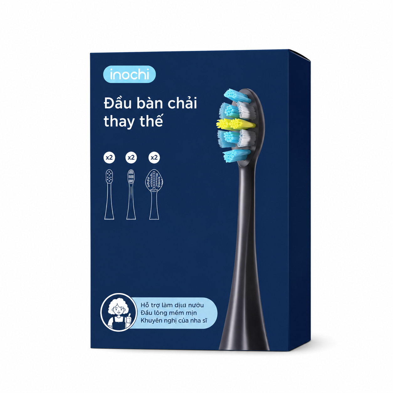  Đầu bàn chải điện Okina Chic (Combo 4) 