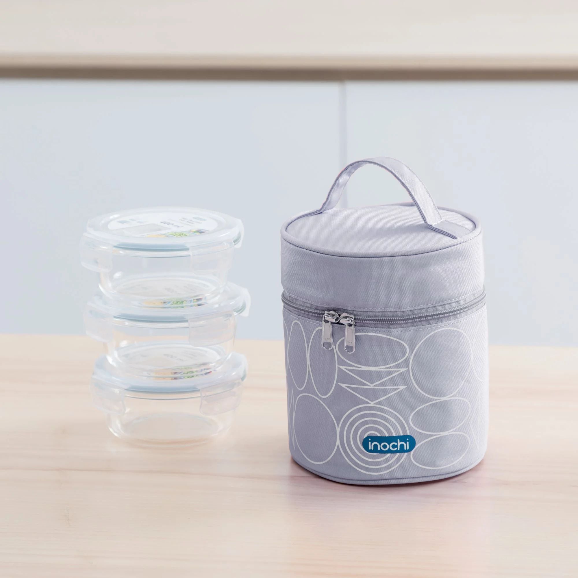 Combo Mang Cơm Đi Làm: Bộ hộp thuỷ tinh Nikko kèm túi giữ nhiệt Yoshino và Bình giữ nhiệt Fuji Jolly 450ml - 13