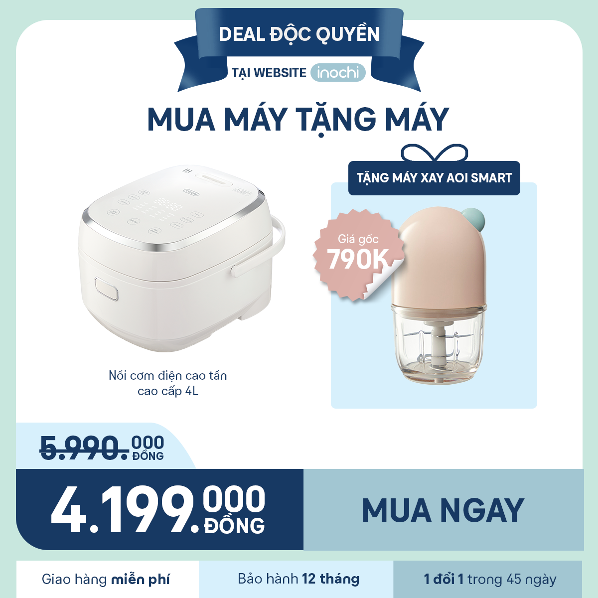  Nồi cơm điện cao tần Akiba 4L 
