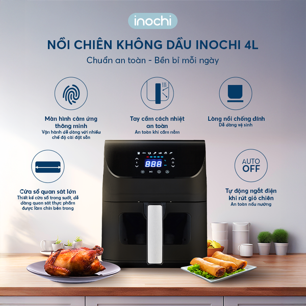  Nồi Chiên Không Dầu 4L Akiba 