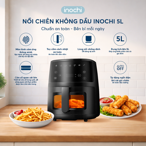  Nồi chiên không dầu 5L Akiba 