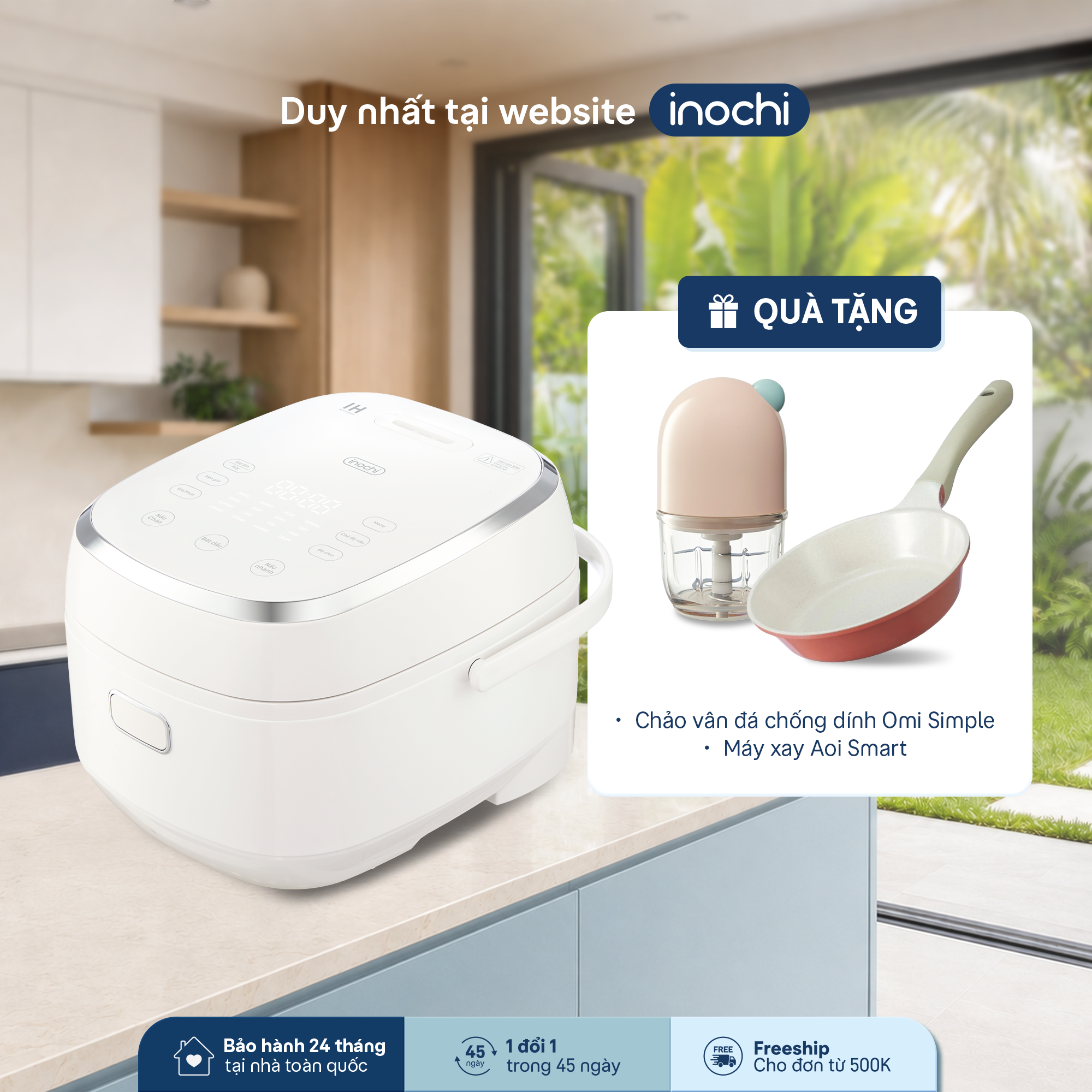 Nồi cơm điện cao tần 1.8L Akiba - 1