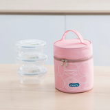  Combo Mang Cơm Đi Làm: Bộ hộp thuỷ tinh Nikko kèm túi giữ nhiệt Yoshino và Bình giữ nhiệt Fuji Cylin 200ml 