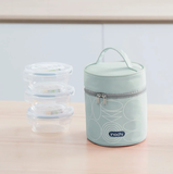  Combo Mang Cơm Đi Làm: Bộ hộp thuỷ tinh Nikko kèm túi giữ nhiệt Yoshino và Bình giữ nhiệt Fuji Cylin 200ml 