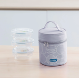  Combo Mang Cơm Đi Làm: Bộ hộp thuỷ tinh Nikko kèm túi giữ nhiệt Yoshino và Bình giữ nhiệt Fuji Cylin 200ml 
