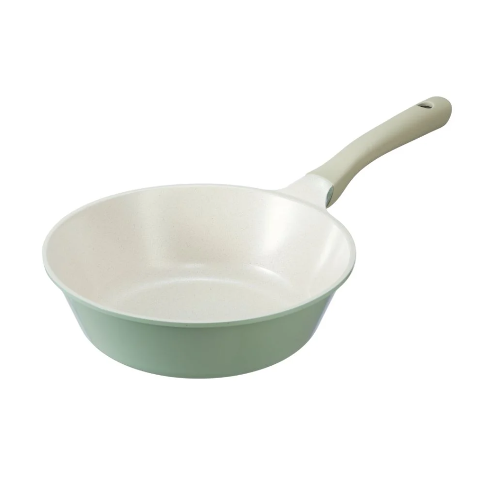 Chảo vân đá chống dính Xào Omi Simple Inochi 26cm - Bạc hà