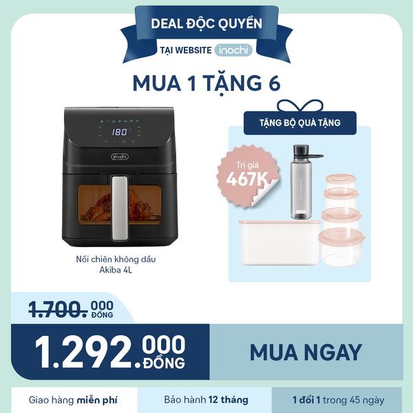  Nồi Chiên Không Dầu 4L Akiba 