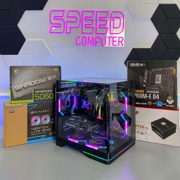 Core i5 14600KF/RTX 5060 8GB/Ram 32GB/NVME 512GB/MSI B760M Gaming Plus