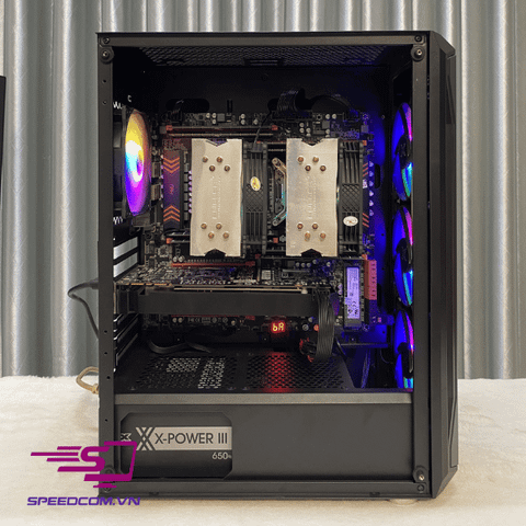 Dual XEON Intel E5-2686v4/RAM 64GB/GTX 1080 8GB/SSD 256GB/Huananzhi X99 – F8D