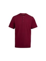 MAT03 - THREE BUTTON HENLY NECKLINE UNIFORM TOP