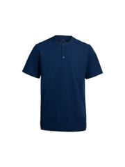 MAT03 - THREE BUTTON HENLY NECKLINE UNIFORM TOP