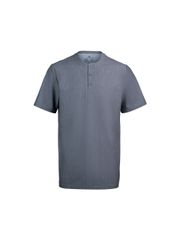 MAT03 - THREE BUTTON HENLY NECKLINE UNIFORM TOP