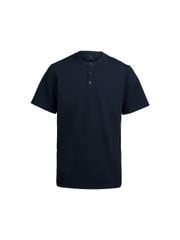 MAT03 - THREE BUTTON HENLY NECKLINE UNIFORM TOP