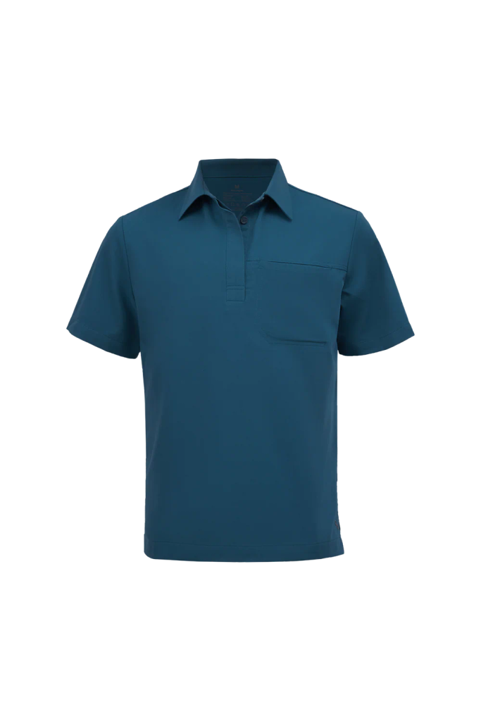 MAT06 - PLAIN COLLAR UNIFORM TOP