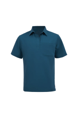 MAT06 - PLAIN COLLAR UNIFORM TOP
