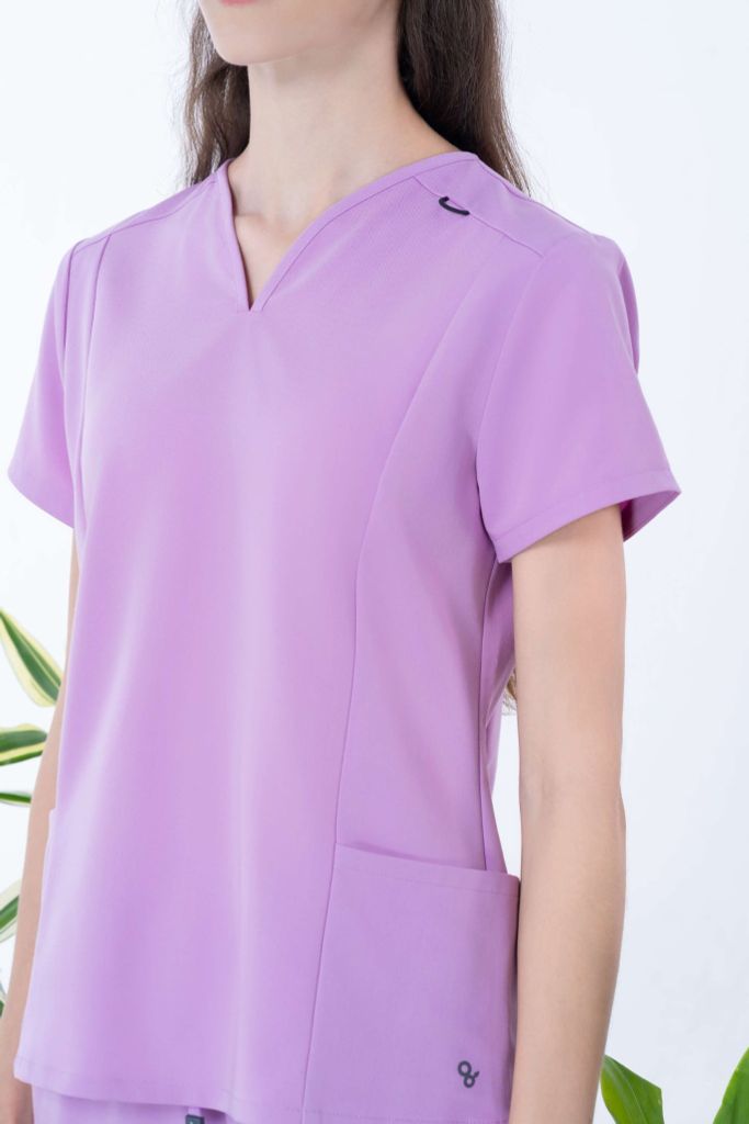 WA09 | ĐỒNG PHỤC WORKWEAR NỮ ÁO LUNA NOTCH TOP & STRAIGHT TECH PANTS