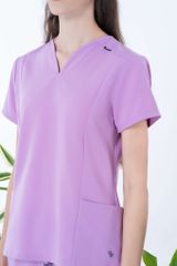 WA09 | ĐỒNG PHỤC WORKWEAR NỮ ÁO LUNA NOTCH TOP & STRAIGHT TECH PANTS