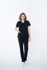 WAT08 & WAP07 | ĐỒNG PHỤC WORKWEAR NỮ GRACE ZIP TOP & SOFT STRAIGHT PANT
