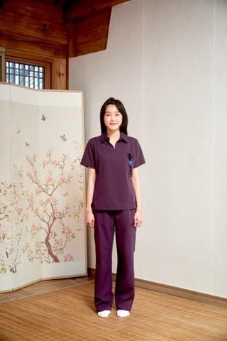 WAT07 & WAP06 | ĐỒNG PHỤC WORKWEAR NỮ MODISH COLLAR UNIFORM TOP - COMFY FLOW UNIFORM PANT