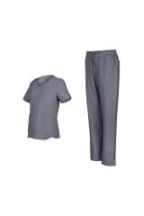 WA02 | ĐỒNG PHỤC WORKWEAR NỮ ZIP POCKET V-NECK & BASIC POCKET UNIFORM PANTS