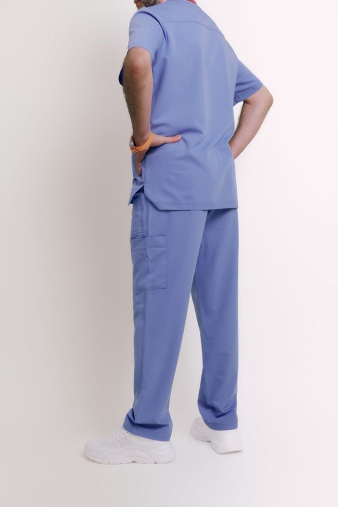 MAT02 - THREE POCKET V-NECK UNIFORM TOP