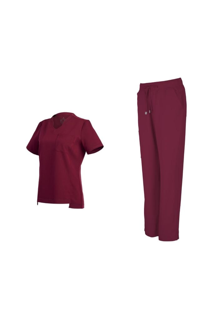WA03 | ĐỒNG PHỤC WORKWEAR NỮ CHEST POCKET V-NECK TOP & POCKET PANTS