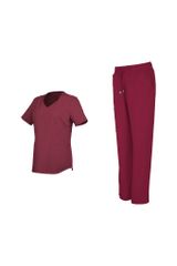 WA02 | ĐỒNG PHỤC WORKWEAR NỮ ZIP POCKET V-NECK & BASIC POCKET UNIFORM PANTS