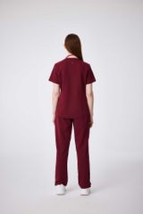 WAT03 - CHEST POCKET V-NECK UNIFORM TOP