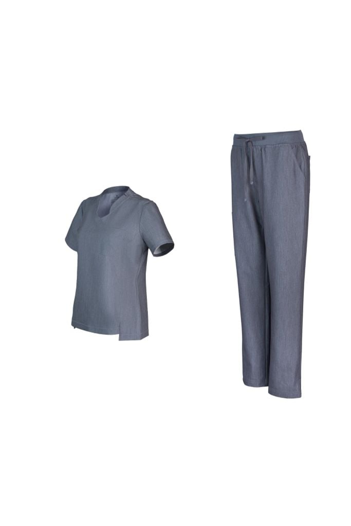 WA03 | ĐỒNG PHỤC WORKWEAR NỮ CHEST POCKET V-NECK TOP & POCKET PANTS