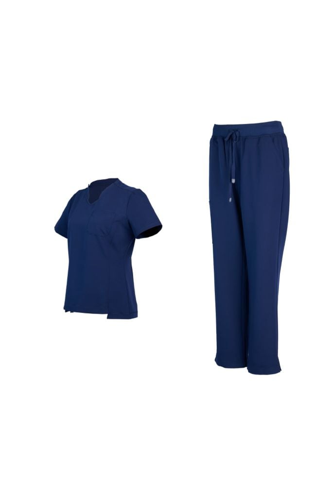 WA03 | ĐỒNG PHỤC WORKWEAR NỮ CHEST POCKET V-NECK TOP & POCKET PANTS