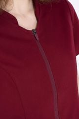 WAT08 & WAP07 | ĐỒNG PHỤC WORKWEAR NỮ GRACE ZIP TOP & SOFT STRAIGHT PANT