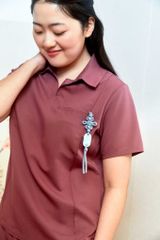 WAT07 & WAP06 | ĐỒNG PHỤC WORKWEAR NỮ MODISH COLLAR UNIFORM TOP - COMFY FLOW UNIFORM PANT