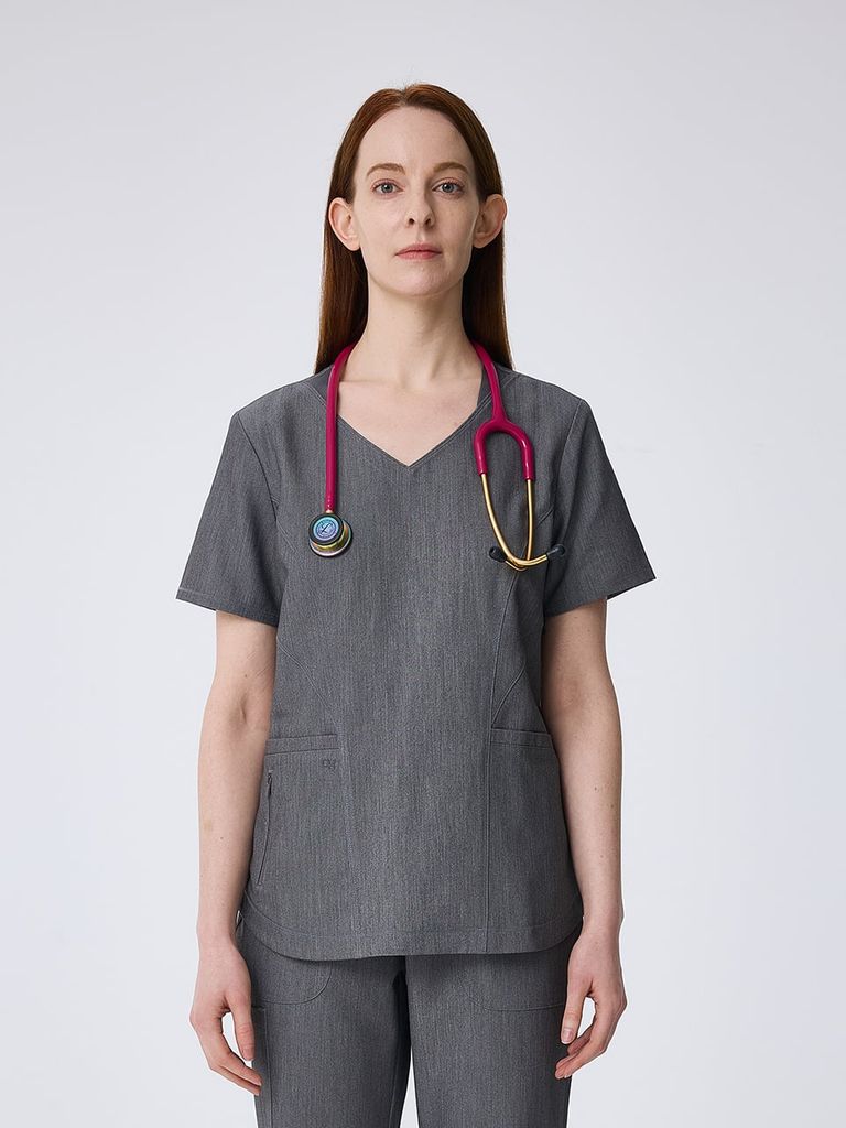 WA02 | ĐỒNG PHỤC WORKWEAR NỮ ZIP POCKET V-NECK & BASIC POCKET UNIFORM PANTS