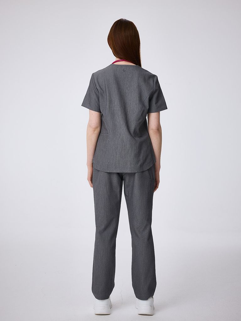 WA02 | ĐỒNG PHỤC WORKWEAR NỮ ZIP POCKET V-NECK & BASIC POCKET UNIFORM PANTS