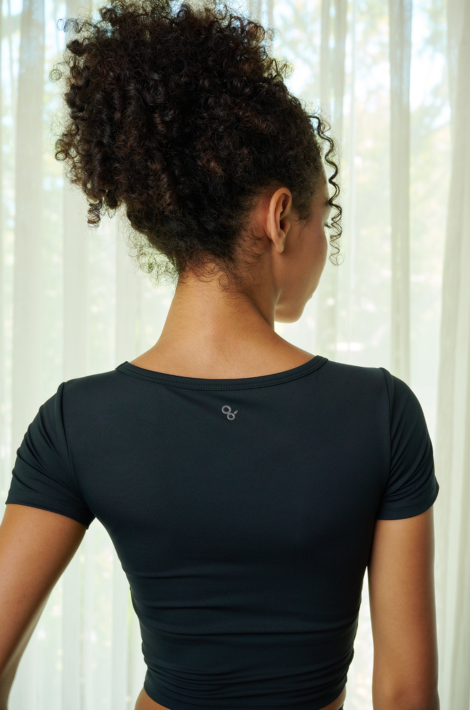 TOP3 - SHORT SLEEVE U-NECK SPORT BRA