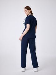 WA02 | ĐỒNG PHỤC WORKWEAR NỮ ZIP POCKET V-NECK & BASIC POCKET UNIFORM PANTS